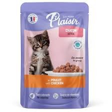 Plaisir Sachets fraîcheur pour Chaton 100g orange