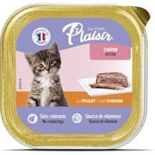 Pâté Plaisir Kitten pour chatons au saumon